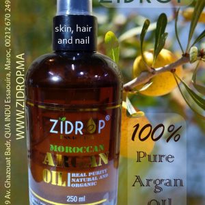 250 ml cosmetic zidrop Argan Oil